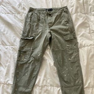 POLO Ralph Lauren Paint Splattered Herringbone Cargo Pant
